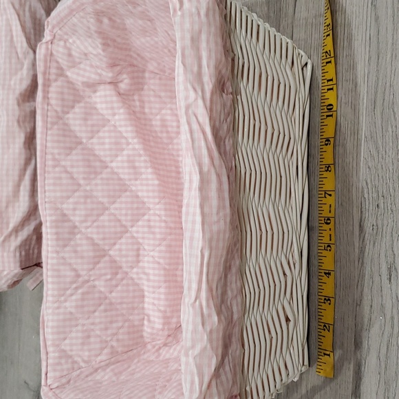 Koala Set of 2 Pink Baby Wicker Baskets - Picture 8 of 11